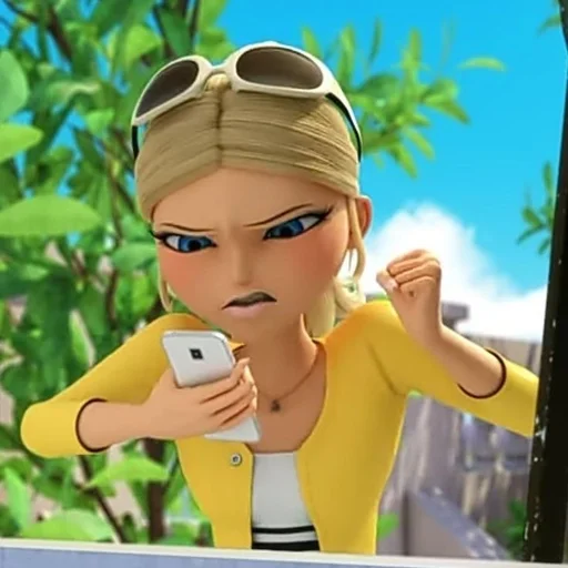 😠 Стикер «യ₊˚ # chloe ⁺.» для Telegram
