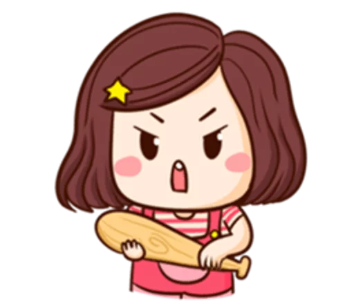 Стикерпак Chompo pink для Telegram