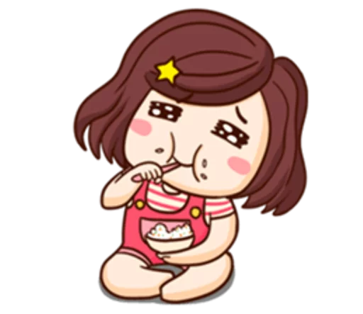 🍚 Стикер «Chompo pink» для Telegram