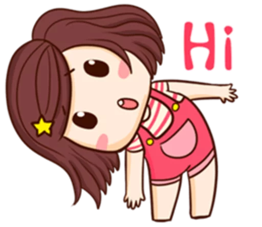 👧 Стикер «Chompo pink» для Telegram