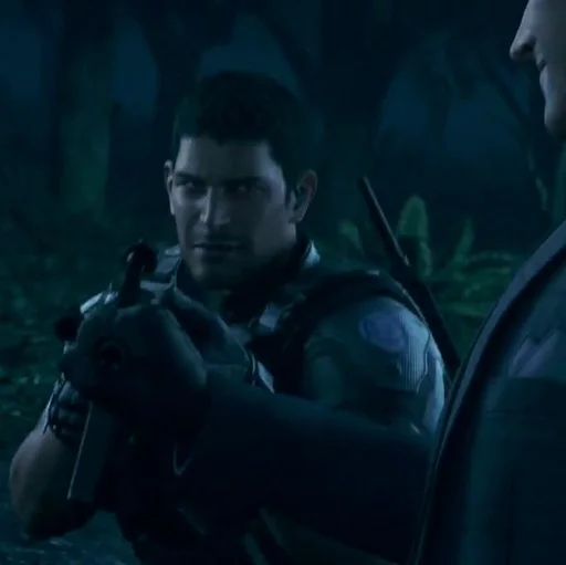 🤨 Стикер «Chris Redfield» для Telegram