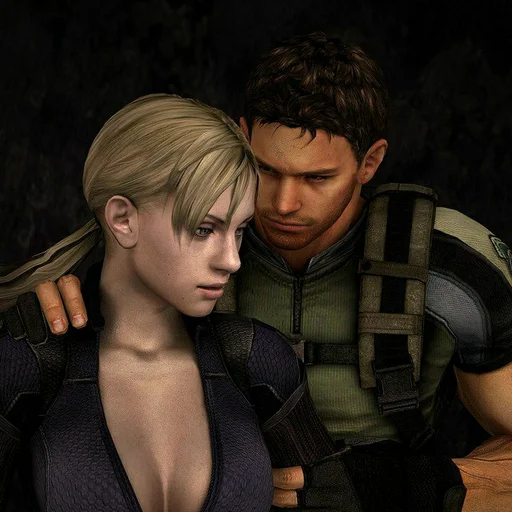 ❤️ Стикер «Chris Redfield» для Telegram