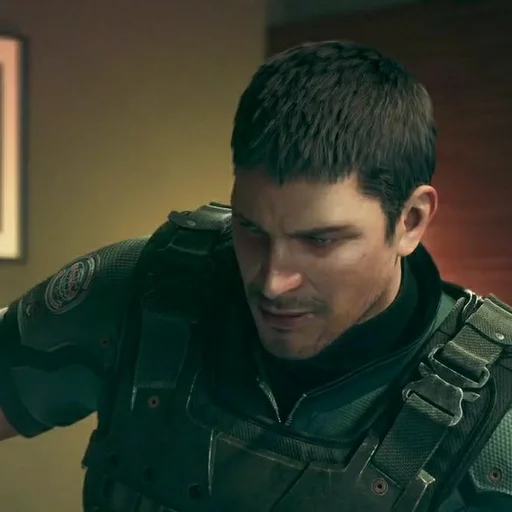 😑 Стикер «Chris Redfield» для Telegram