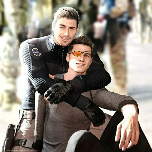 ❤️ Стикер «Chris Redfield» для Telegram