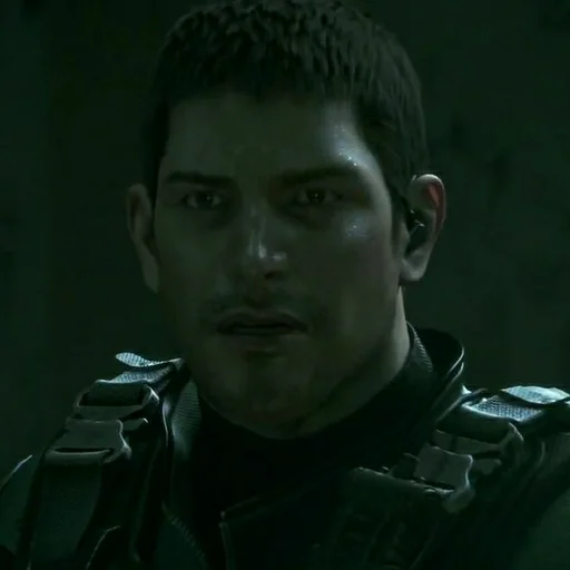 😯 Стикер «Chris Redfield» для Telegram