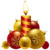 🕯 Эмодзи «Новогодние украшения» для Telegram
