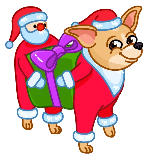 🎁 Стикер «Сhristmas Dogs» для Telegram
