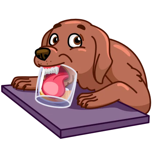 🥃 Стикер «Сhristmas Dogs» для Telegram