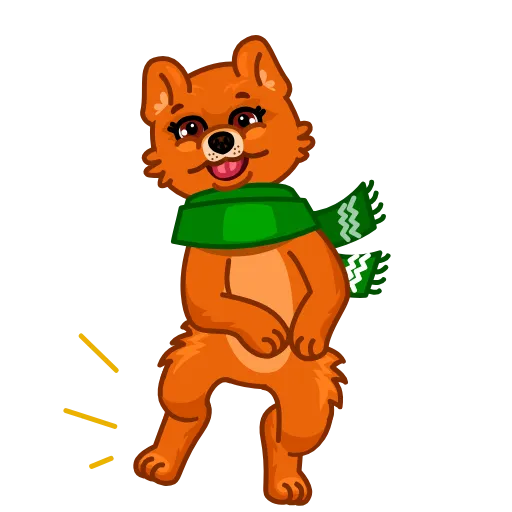 🕺 Стикер «Сhristmas Dogs» для Telegram