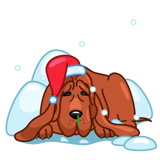 😞 Стикер «Сhristmas Dogs» для Telegram