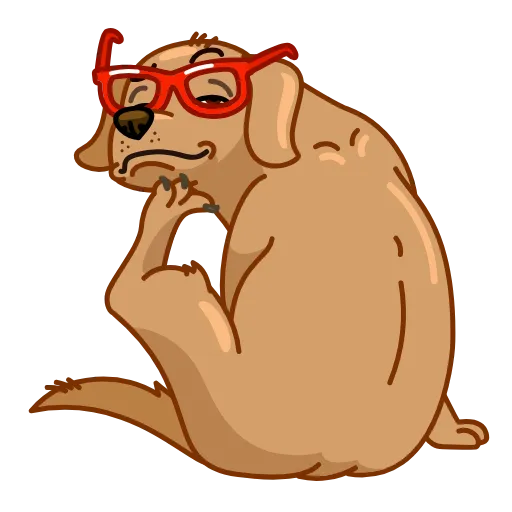 🤔 Стикер «Сhristmas Dogs» для Telegram