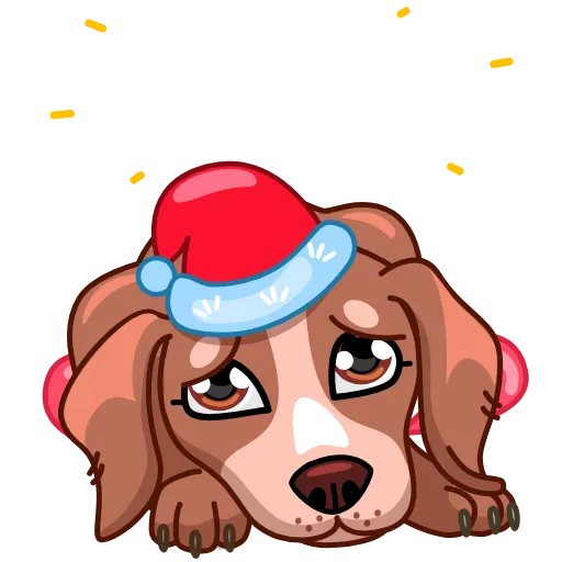 💔 Стикер «Сhristmas Dogs» для Telegram