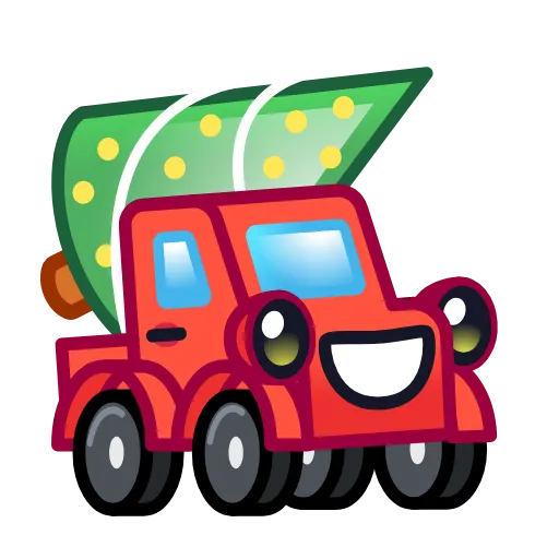 🚗 Эмодзи «Десять новогодних эмоджи паков» для Telegram