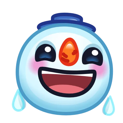 😂 Эмодзи «Десять новогодних эмоджи паков» для Telegram