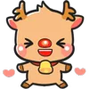 🦌 Эмодзи «Christmas ❄» для Telegram