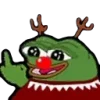 😃 Эмодзи «Christmas Pepe» для Telegram