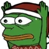 😳 Эмодзи «Christmas Pepe» для Telegram