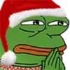 🤔 Эмодзи «Christmas Pepe» для Telegram