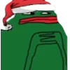 😑 Эмодзи «Christmas Pepe» для Telegram