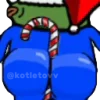 🍑 Эмодзи «Christmas Pepe» для Telegram