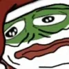 ☹️ Эмодзи «Christmas Pepe» для Telegram