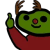 🖕 Эмодзи «Christmas Pepe» для Telegram