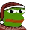 😳 Эмодзи «Christmas Pepe» для Telegram