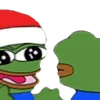 🫂 Эмодзи «Christmas Pepe» для Telegram