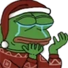 😭 Эмодзи «Christmas Pepe» для Telegram