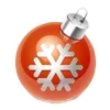🧐 Эмодзи «😊 Christmas - новогодний орнамент» для Telegram