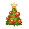 😉 Эмодзи «😊 Christmas - новогодний орнамент» для Telegram