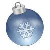 😘 Эмодзи «😊 Christmas - новогодний орнамент» для Telegram