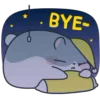 😴 Эмодзи «Hamster» для Telegram
