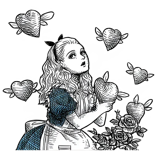 🥰 Стикер «Чудеса и Алиса» для Telegram
