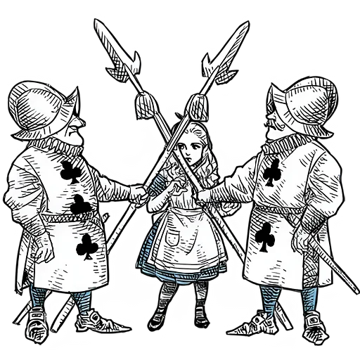🙅‍♂ Стикер «Чудеса и Алиса» для Telegram
