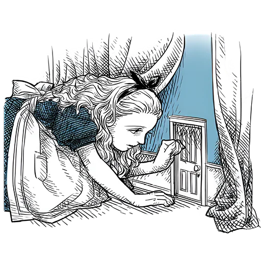 😁 Стикер «Чудеса и Алиса» для Telegram