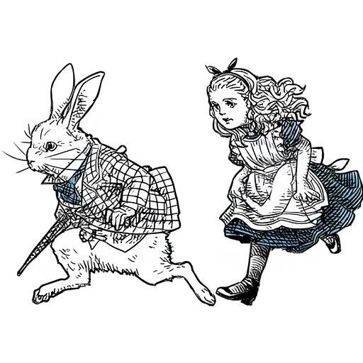 🏃‍♀ Стикер «Чудеса и Алиса» для Telegram