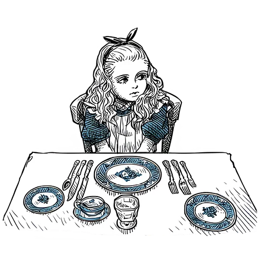 🤤 Стикер «Чудеса и Алиса» для Telegram