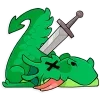 💀 Эмодзи «Дракон Чушуй» для Telegram