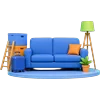 🛋️ Эмодзи «Недвижимость - эмодзи для оформления» для Telegram