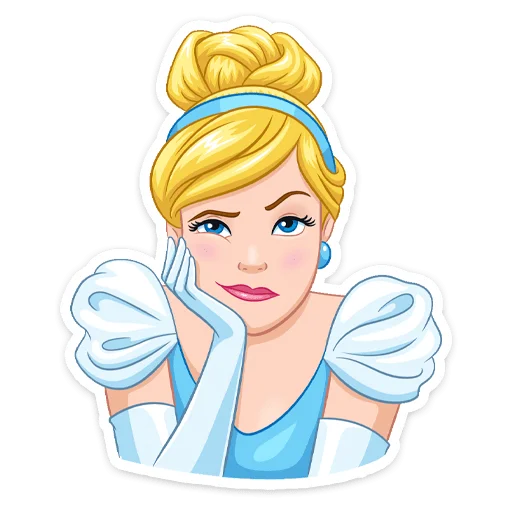 😮‍💨 Стикер «Cinderella and Lucifer» для Telegram
