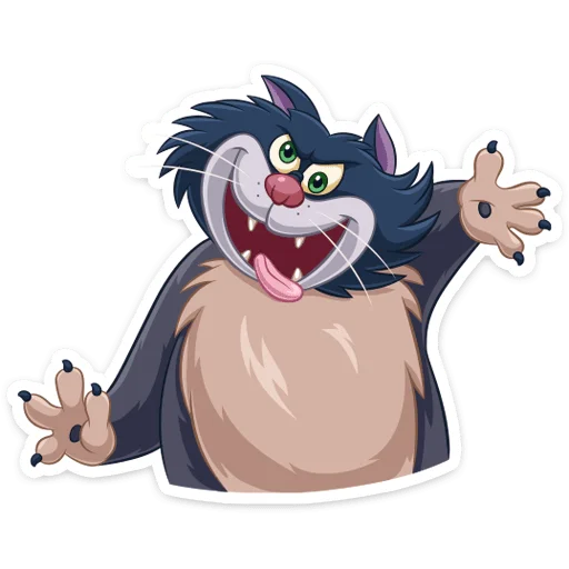 🤪 Стикер «Cinderella and Lucifer» для Telegram