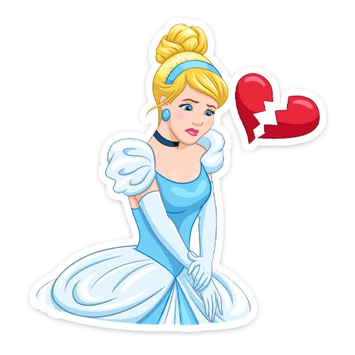 💔 Стикер «Cinderella and Lucifer» для Telegram