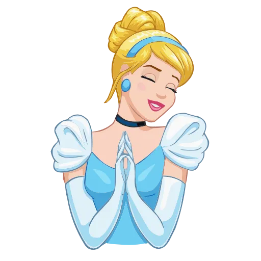 🙏 Эмодзи «Cinderella & Lucifer» для Telegram