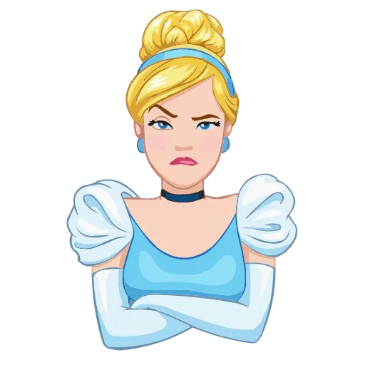 🙄 Эмодзи «Cinderella & Lucifer» для Telegram