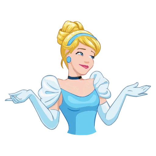 🤷‍♀️ Эмодзи «Cinderella & Lucifer» для Telegram