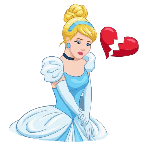 💔 Эмодзи «Cinderella & Lucifer» для Telegram