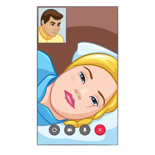 🫠 Стикер «Cinderella and Lucifer No Text» для Telegram