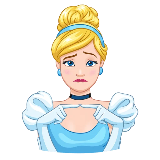 🥺 Стикер «Cinderella and Lucifer No Text» для Telegram