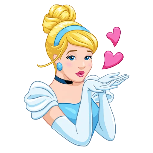😘 Стикер «Cinderella and Lucifer No Text» для Telegram